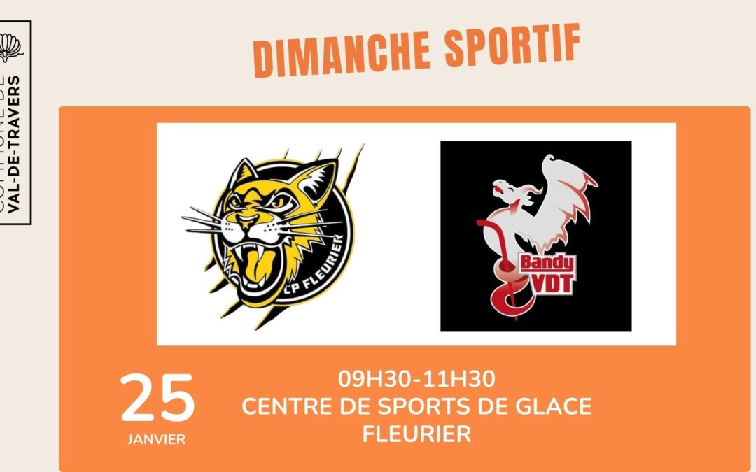 Dimanche sportif – 1ère matinée le 25 janvier