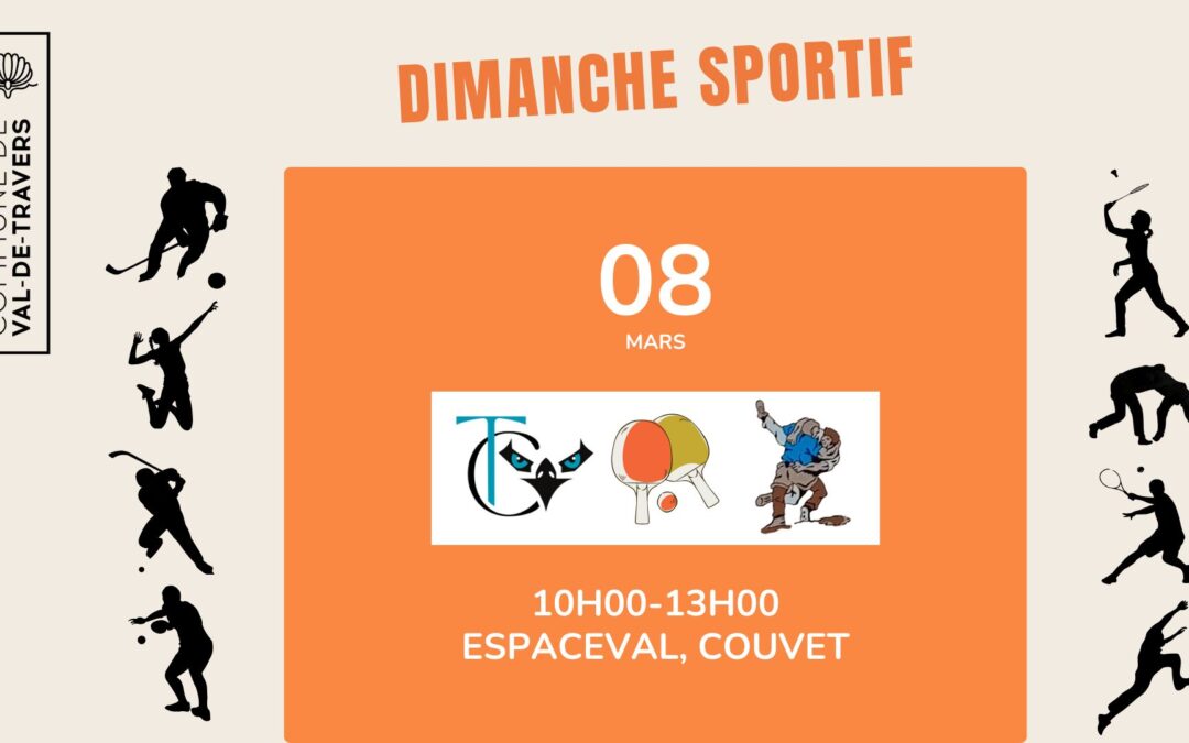 Dimanche sportif – 4ème matinée le 08 mars